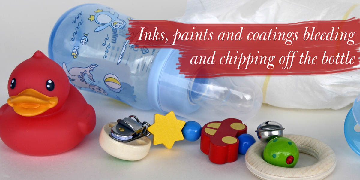 Screen printing Inks, paints and coatings bleeding and chipping off the feeding bottles