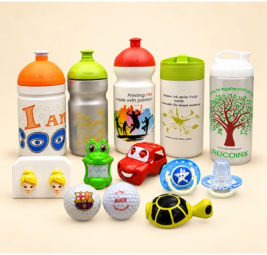Low VOC printing inks for toys and baby products