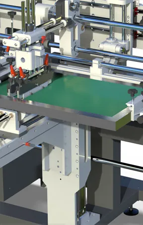Cylinderical And Flats Part Screen Printing Machine